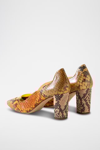 Escarpins en cuir - Orange