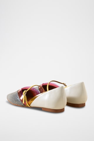 Leren Mary Janes - Zwart en wit