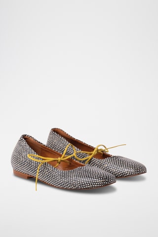 Leren Ballerina’s - Zwart