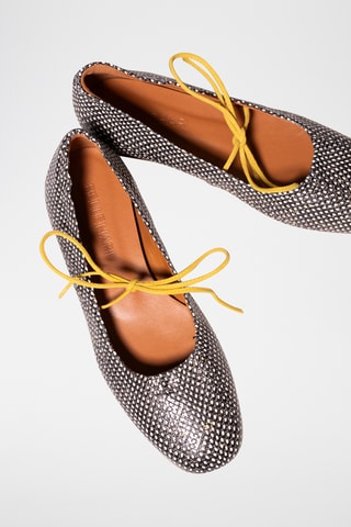Leren Ballerina’s - Zwart