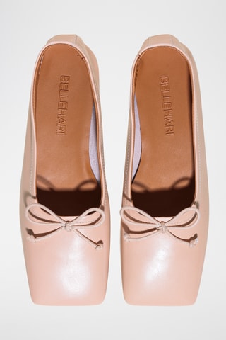 Leren Ballerina’s - Roze 
