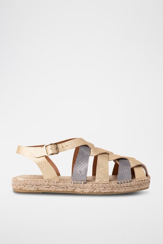 Leren Sandalen - Goudkleurig