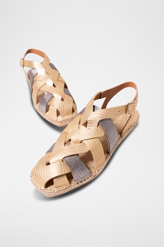 Leren Sandalen - Goudkleurig