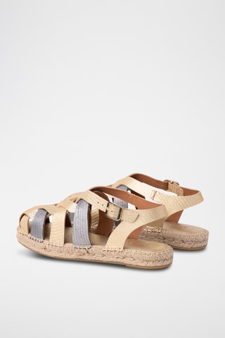 Leren Sandalen - Goudkleurig