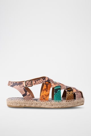 Leren Sandalen - Zalmkleurig
