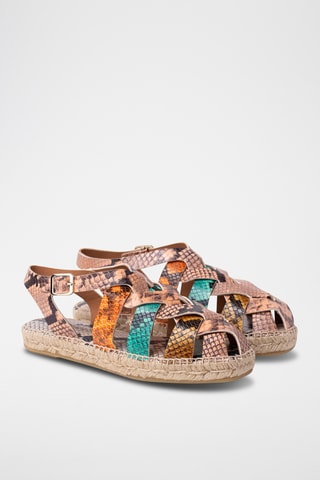 Leren Sandalen - Zalmkleurig
