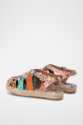Leren Sandalen - Zalmkleurig
