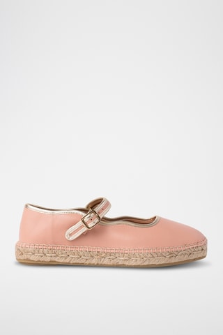 Leren Mary Janes - Zalmkleurig