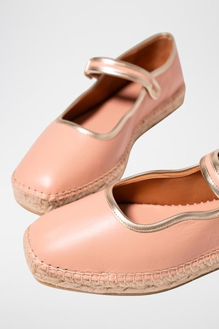 Leren Mary Janes - Zalmkleurig