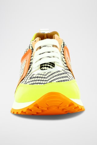 Leren Sneakers - Felgroen