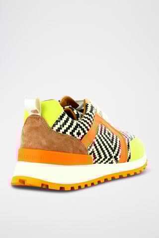Leren Sneakers - Felgroen