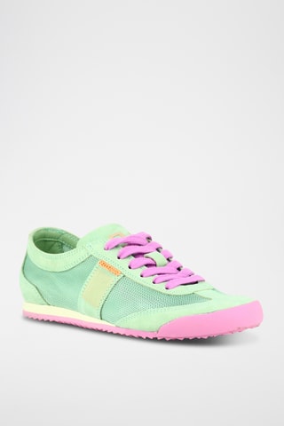 Nubuck Sneakers - Zeegroen