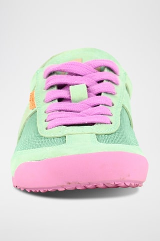 Nubuck Sneakers - Zeegroen