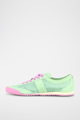 Nubuck Sneakers - Zeegroen