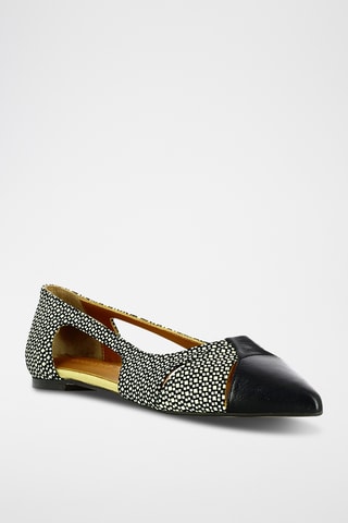 Leren Ballerina’s - Zwart