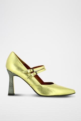 Escarpins en cuir - Doré