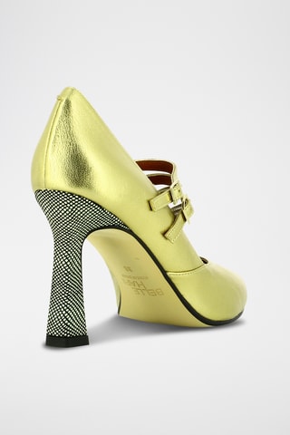 Escarpins en cuir - Doré