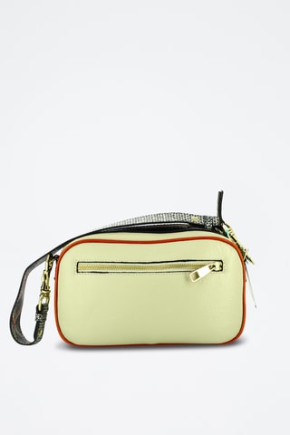 Leren Handtas - Wit en zwart