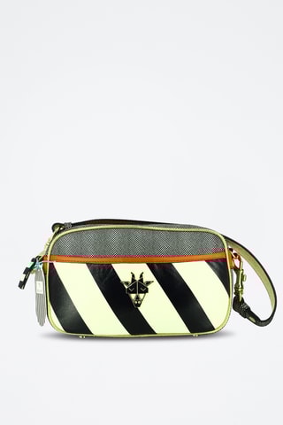 Leren Handtas - Wit en zwart
