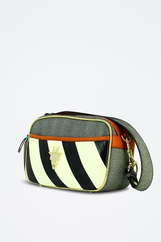 Leren Handtas - Wit en zwart