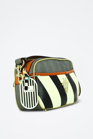 Leren Handtas - Wit en zwart