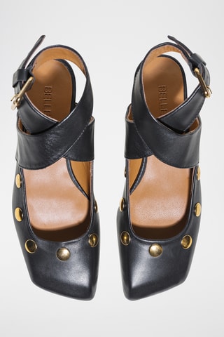 Leren Mary Janes - Zwart