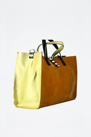 Leren Handtas - Wit en Zwart