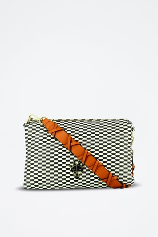 Leren Handtas - Zwart en wit