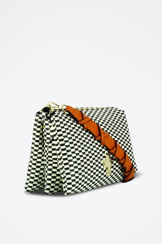 Leren Handtas - Zwart en wit