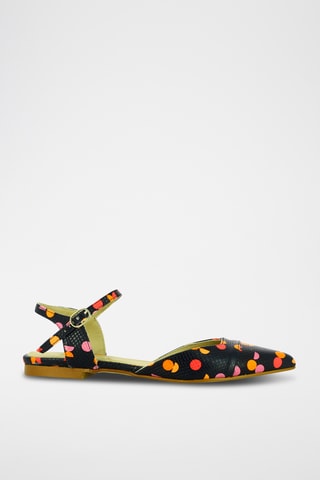 Leren Ballerina’s - Zwart