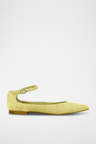 Nubuck Ballerina's - Camel