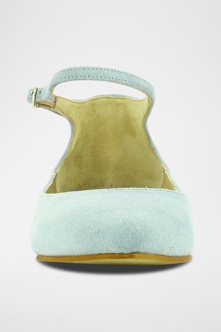 Nubuck Ballerina's - Hemelsblauw