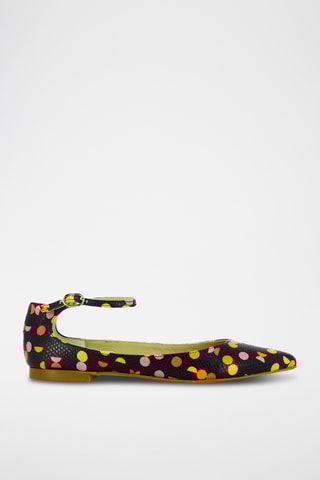 Leren Ballerina’s - Zwart