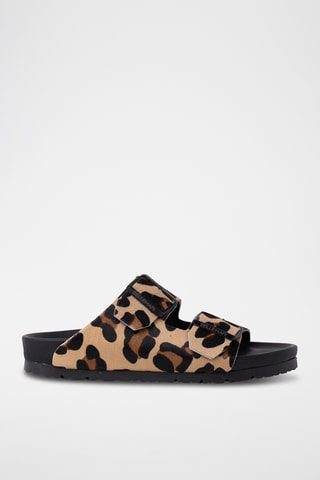 Leren Muiltjes - Bruin en Beige