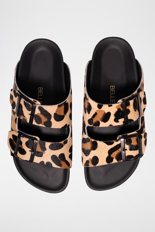 Leren Muiltjes - Bruin en Beige