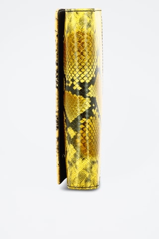Leren Clutch - Mosterdgeel