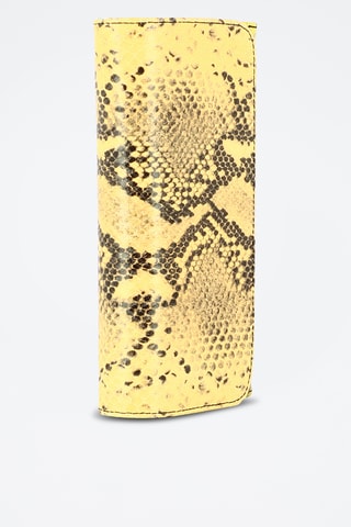 Leren Clutch - Mosterdgeel