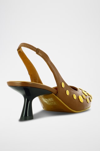Leren Pumps - Bruin