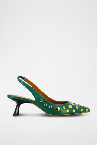 Leren Pumps - Groen