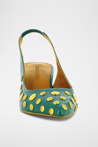 Leren Pumps - Groen