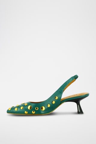 Leren Pumps - Groen