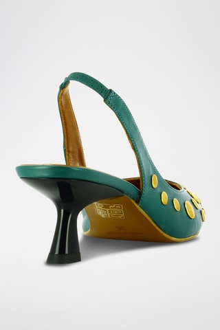 Leren Pumps - Groen