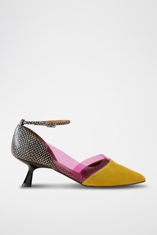Leren Pumps - Geel