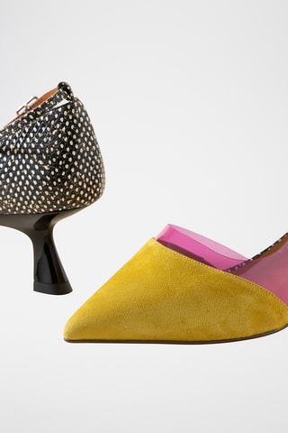 Leren Pumps - Geel