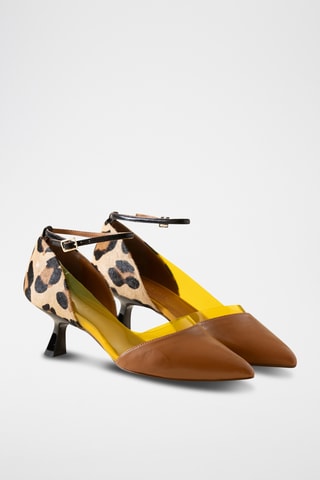 Leren Pumps - Bruin