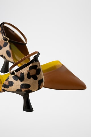 Leren Pumps - Bruin