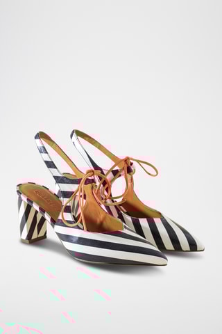 Leren Pumps - Blanc