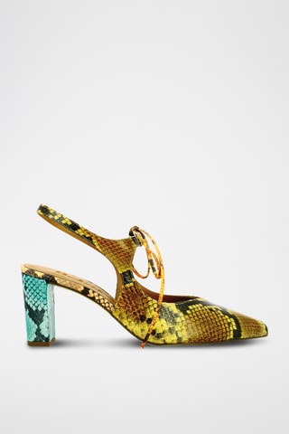 Leren Pumps - Geel