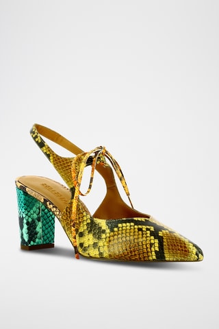 Leren Pumps - Geel