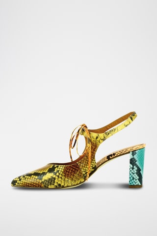 Leren Pumps - Geel